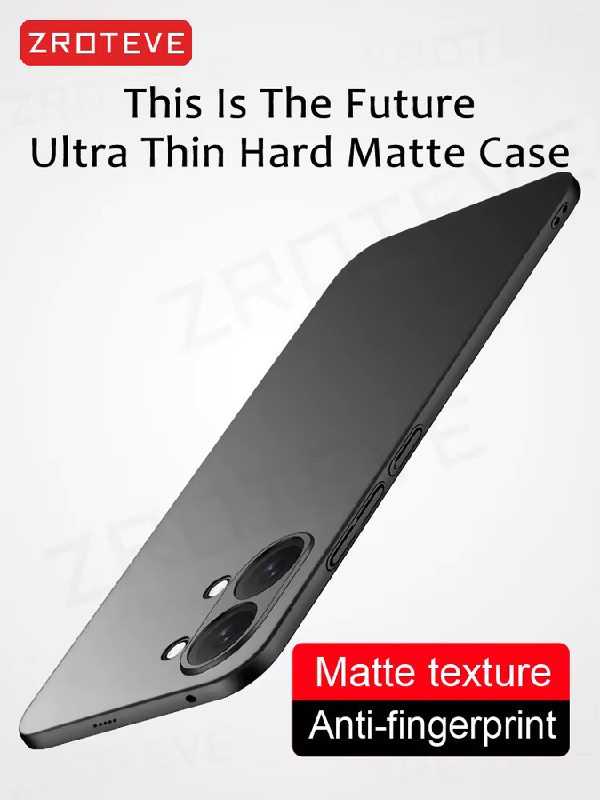 ZROTEVE Slim Matte Hard PC Handyhülle für Xiaomi Poco X8 Pro Max und Poco X7 Pro 5G in Schwarz - Bild 7