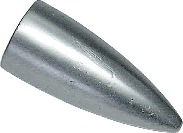 Gardinia Endknopf Patrone Memphis für Stangen in Edelstahloptik, 2er Pack, Silber - Bild 1