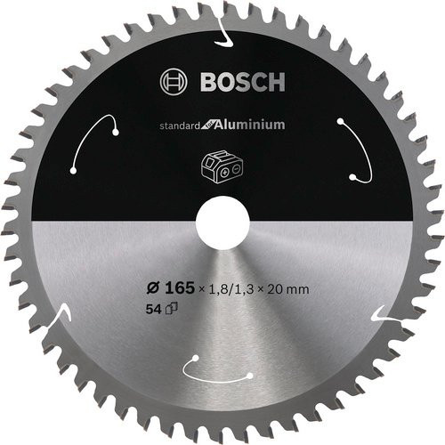 Bosch Kreissägeblatt Standard für Aluminium für Akkusägen, 54 Zähne, Durchmesser: 165 mm, Bohrung: 20 mm - Bild 3