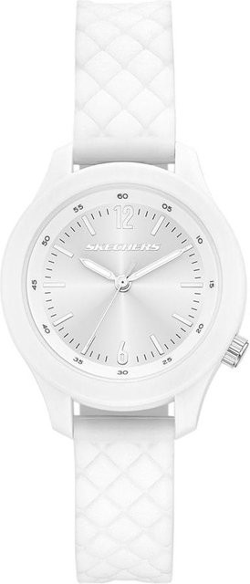 Skechers Armbanduhr, Quarz, Kunststoff, Weiß, Damen - Bild 1