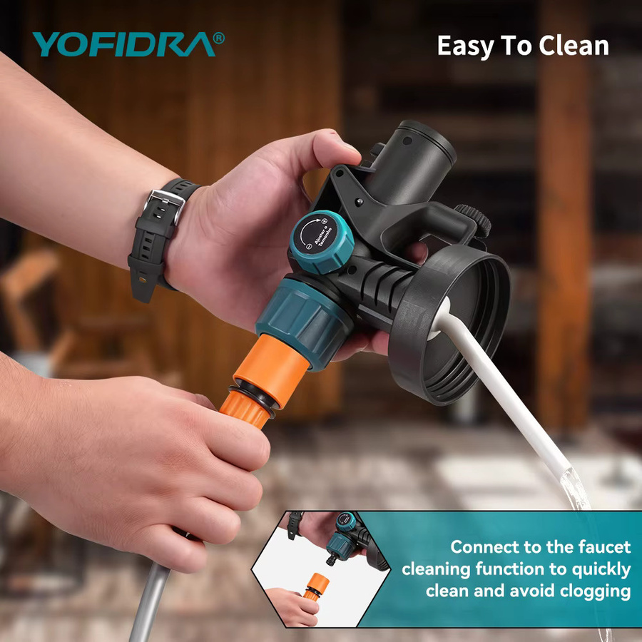 YOFIDRA Elektrische Spritzpistole Kabellos mit 1000 ml Behälter für Makita 21V Akku, Akku-Sprühgerät für Auto-Stahlbeschichtung und Airbrush-Anwendungen - Bild 5