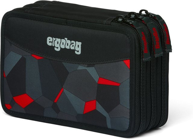 ergobag Maxi-Mäppchen TaekBärdo mit 3 Fächern in Grau/Mehrfarbig - Bild 1