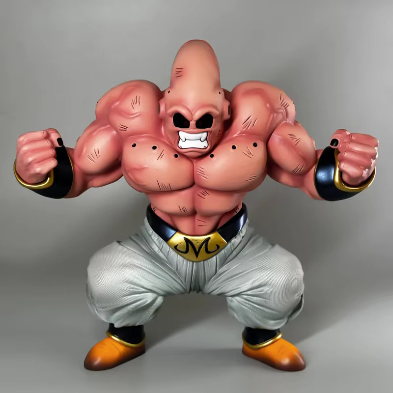 Bandai Dragon Ball Shadow Trace Muscle Buu GK Figur, Anime PVC Modell, 24cm - Bild 2