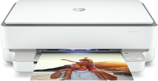 HP Envy 6020e Multifunktions-Inkjet-Drucker mit Wi-Fi, Weiß - Bild 1