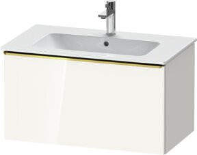Duravit Waschtischunterschrank D-Neo, Wandhängend, Weiß Hochglanz, B: 81 cm, T: 46,2 cm, H: 44 cm - Bild 1