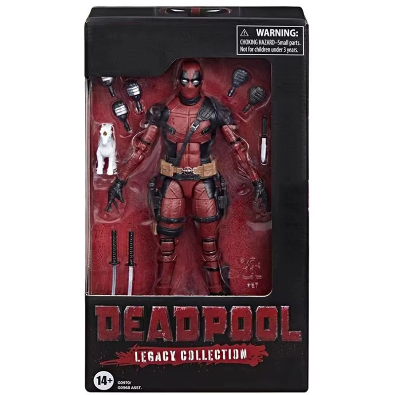 Bandai Marvel X-Men Legend Series Deadpool Actionfigur, 6 Zoll, mit beweglichen Gelenken, ab 14 Jahren - Bild 3