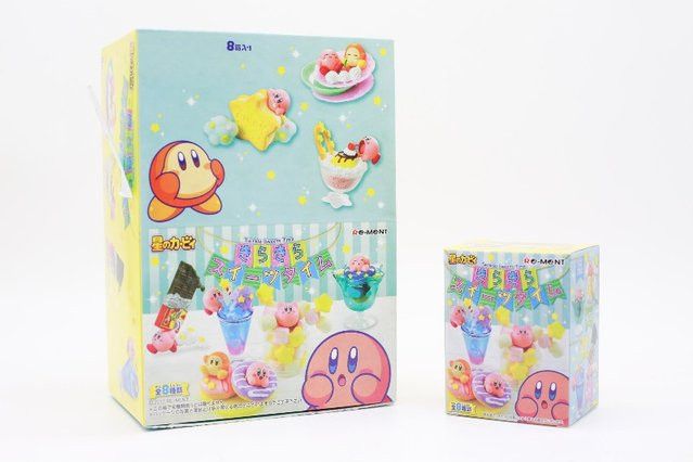 RE-MENT Kirby Tee Dessert Eis Serie Blind Box Anime Figur Miniatur Modell zum Sammeln - Bild 1