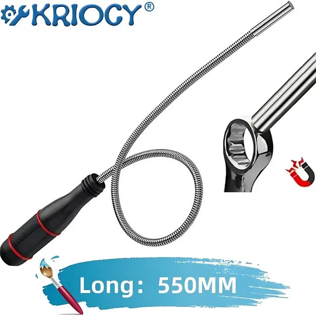 KRIOCY Flexibles magnetisches Tonabnehmerwerkzeug in Schwarz - Bild 1