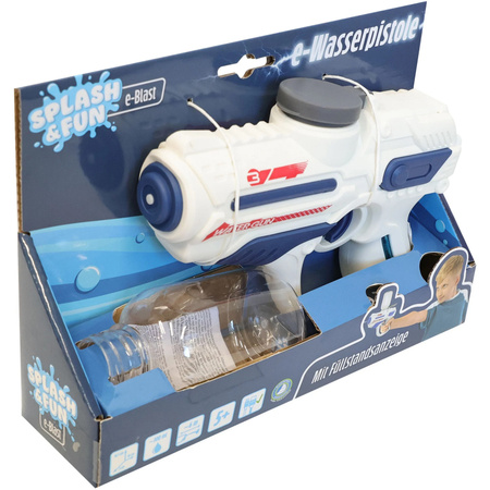Elektrische Wasserpistole von Splash und Fun, 18 cm