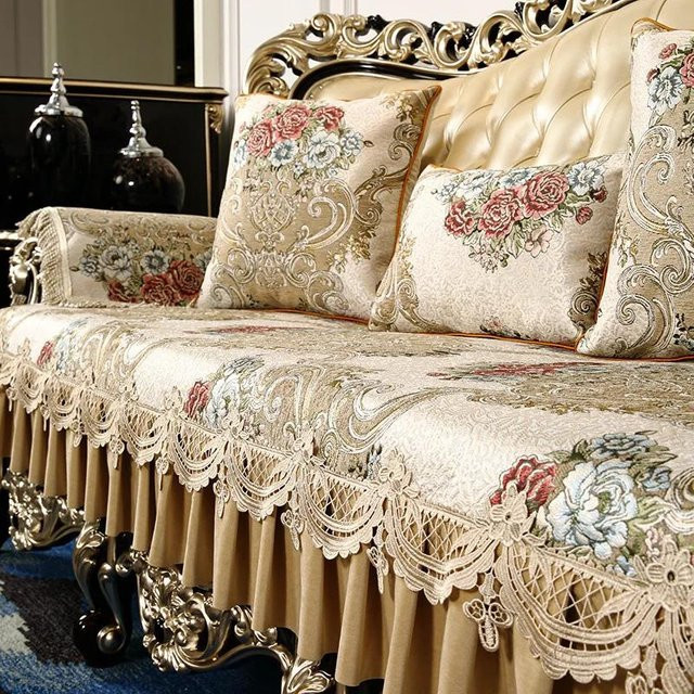 Sofakissen Your Warm Home im Big Hem-Stil, rutschfest und waschbar, rechteckiges Sitztuch aus Jacquard-Polyester, Mehrfarbig, B: 80 cm, T: 75 cm - Bild 1