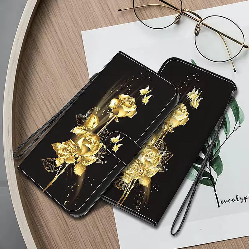 Stand Flip Wallet Case für Realme Neo7 SE Note 60 mit Painted Pattern Design - Bild 3