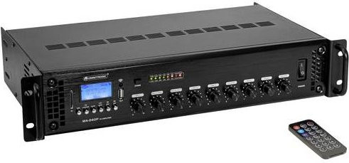 Omnitronic MA-240P ELA-Mischverstärker in Schwarz mit 240W - Bild 1