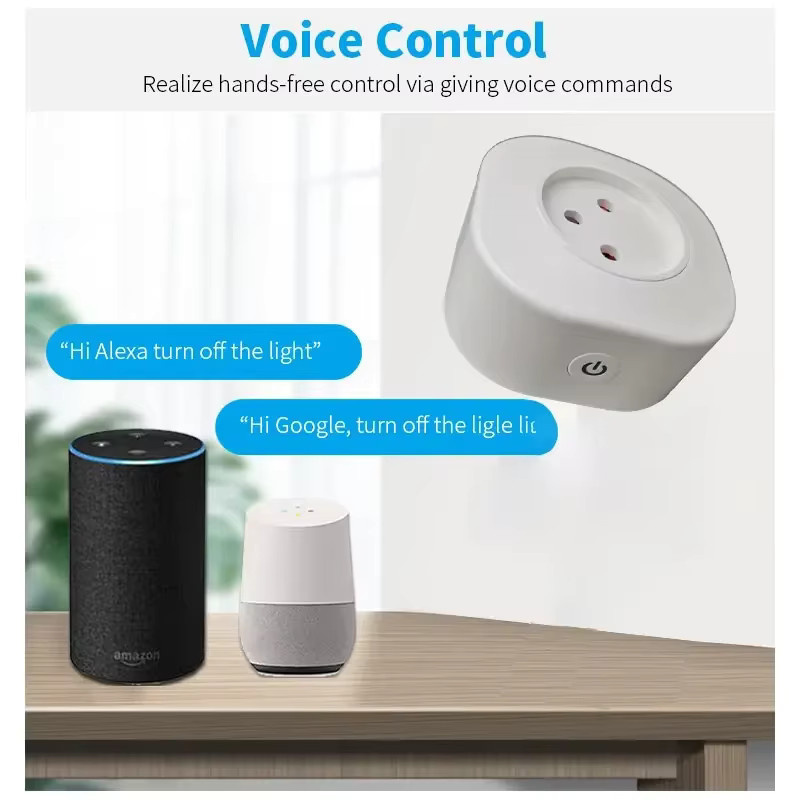 Tuya WiFi Smart Plug 16A mit App-Steuerung für Alexa und Google Home, Farbe: Weiß - Bild 2