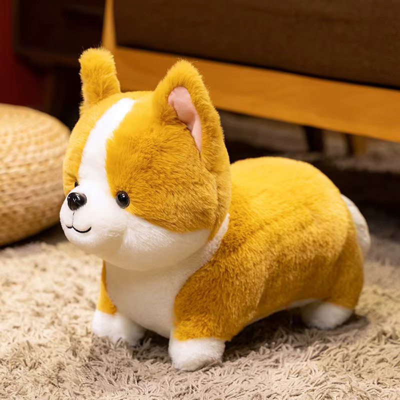 Corgi Hund Plüsch Spielzeug, Stofftier, Braun - Bild 5