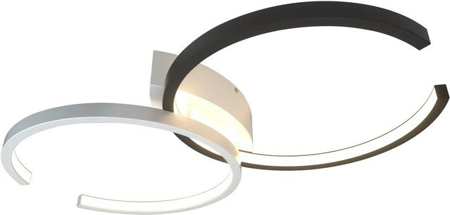 NETTLIFE LED Deckenleuchte L54 aus Metall in Schwarz, modern und rund - Bild 1