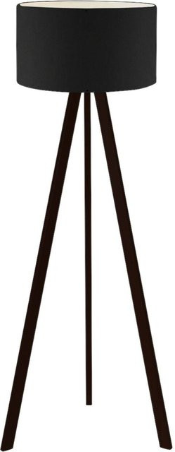 Opviq Stehlampe AYD-2653 modern schwarz aus MDF und PVC mit E27 Fassung, B/T/H: 21 x 21 x 140 cm - Bild 1