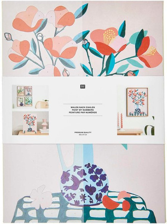 Rico Design Malen nach Zahlen Kamelie