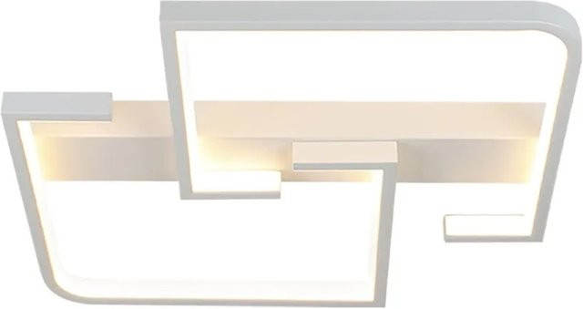 NETTLIFE LED Deckenleuchte aus Metall in Weiß, Durchmesser: 30 cm - Bild 1