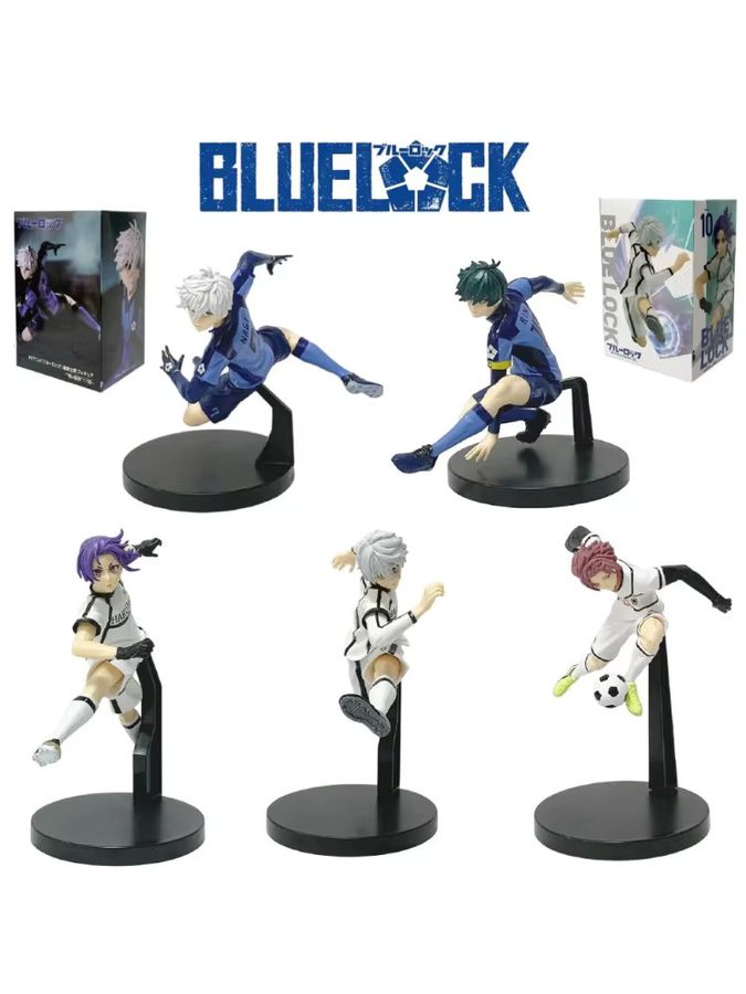 Bandai Blue Lock Anime Figur Itoshi Nagi No. 10 PVC Modell Multicolor - Bild 2