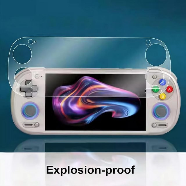 Retroid Pocket 6 Displayschutz aus gehärtetem Glas mit 5 Zoll Display, HD, kratzfest und Blaulichtfilter, transparent - Bild 1
