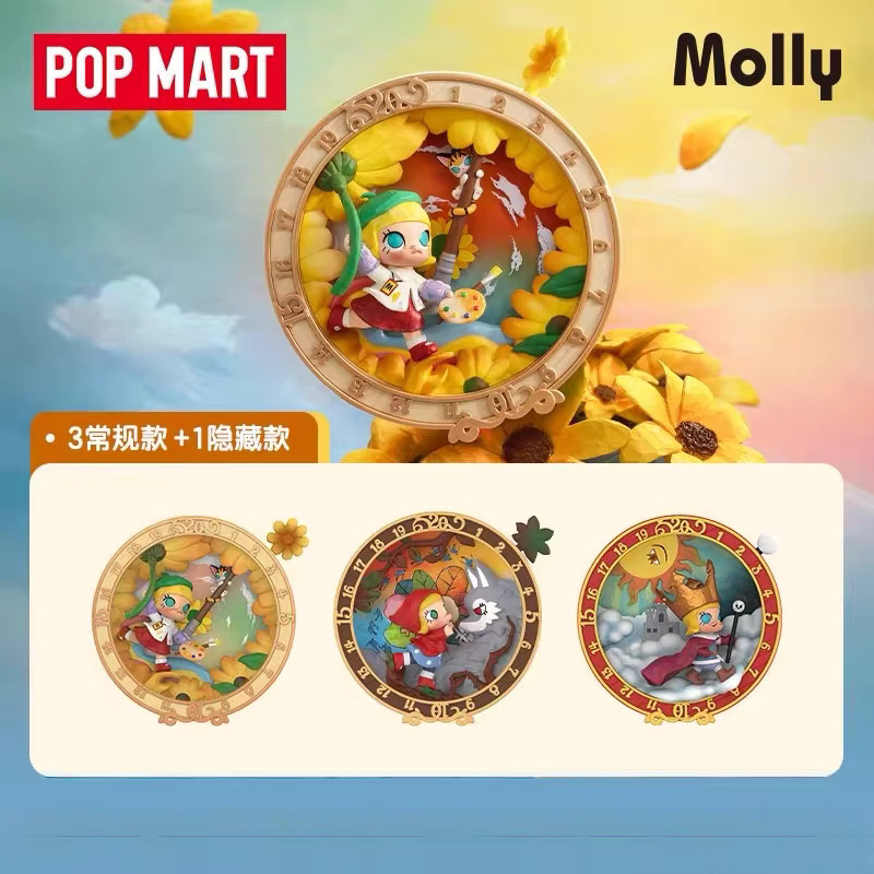 Pop Mart Molly 20. Jubiläum Zeitrotation-Serie Blindbox Sammelfigur - Bild 2