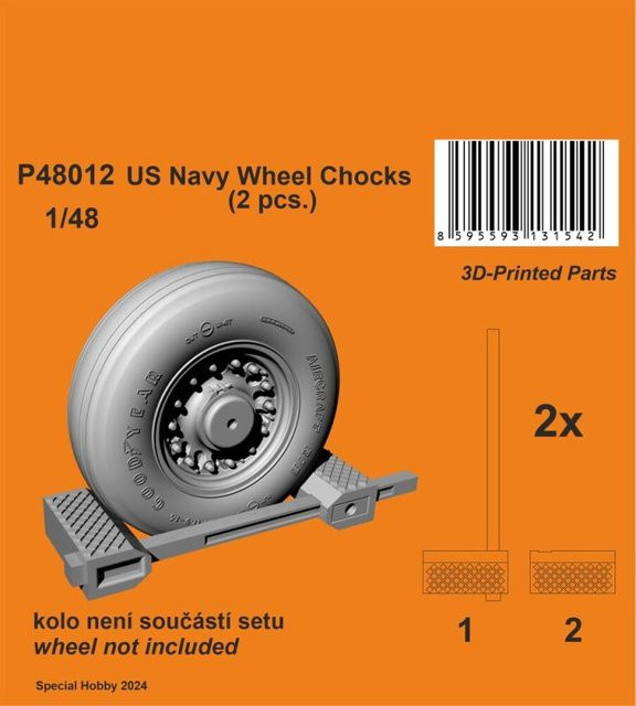 CMK US Navy Wheel Chocks - Bild 1