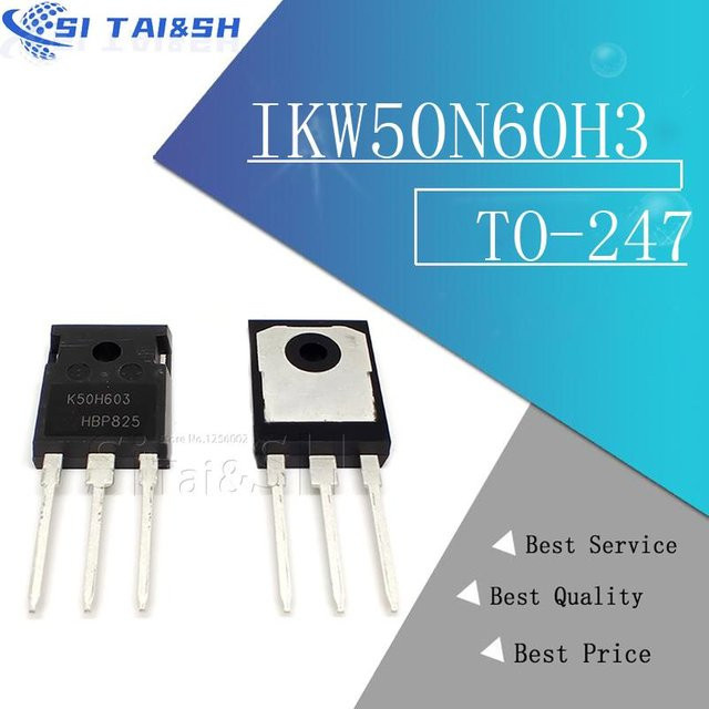 5er Set Si Tai&SH IKW50N60H3 K50H603 IGBT TO-247 600V 50A in Schwarz - Bild 1