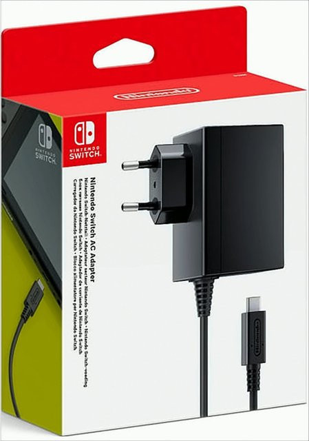 Nintendo Switch Netzteil Ladegerät in Schwarz - Bild 1