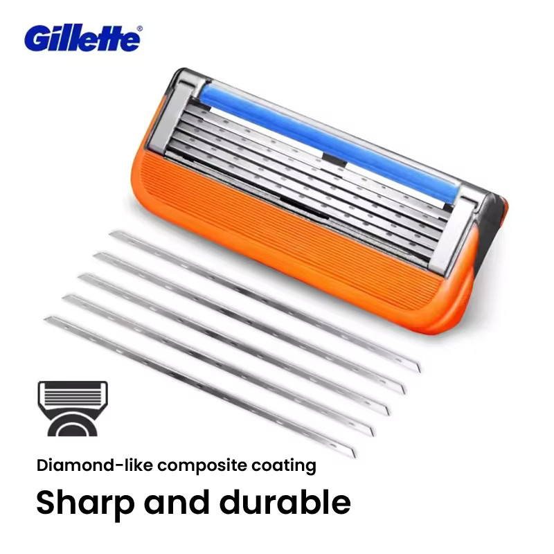 Gillette Fusion 5 Rasierer-Set, 1 Griff, 25 Klingen, Rückentrimmer - Bild 5