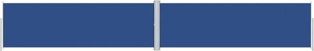 Furnicato Ausziehbare Seitenmarkise Blau mit Automatikfunktion, Höhe: 160 cm, Breite: 1000 cm - Bild 1