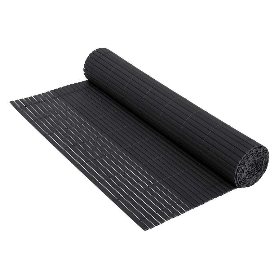 ECD Germany PVC Sichtschutzmatte Anthrazit, Breite: 100 cm, Länge: 500 cm - Bild 2