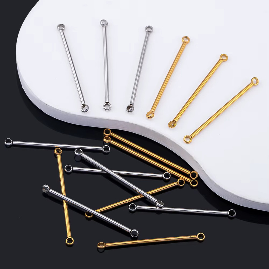 MINGXUAN Bar-Stick-Anschlüsse, Edelstahl, goldfarben, Unisex - Bild 3