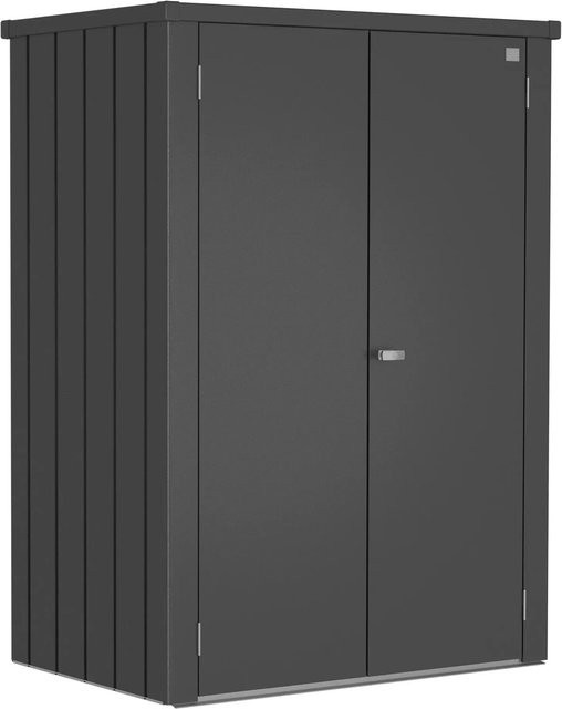 Biohort Terrassenschrank Romeo Dunkelgrau-Metallic B/T/H: 132 x 87 x 181 cm - Bild 1