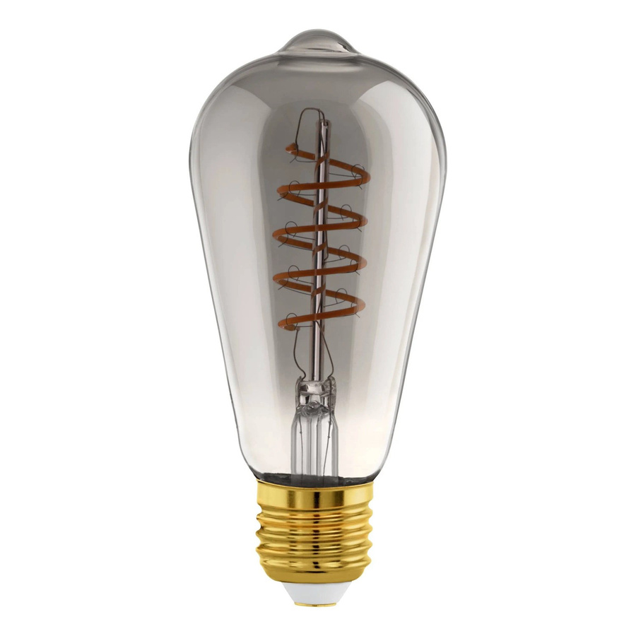 Eglo LED Leuchtmittel E27 Globeform in transparentem Glas mit 4 W und 2.000 K warmweißem Licht - Bild 2