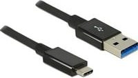 Delock USB-C auf USB-A Kabel USB 3.2 Gen 2 Schwarz - Bild 1