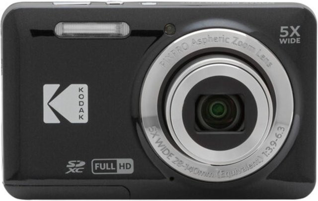 Kodak PIXPRO FZ55 Kompaktkamera in Schwarz mit 16 Megapixel und 5-fach optischem Zoom - Bild 1