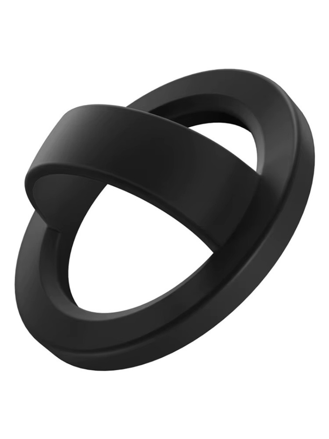 NMEGOU Magnetischer Silikon-Fingergurt für MagSafe iPhone 16, Universeller Telefonringhalter und Ständer in Blau oder Schwarz - Bild 5