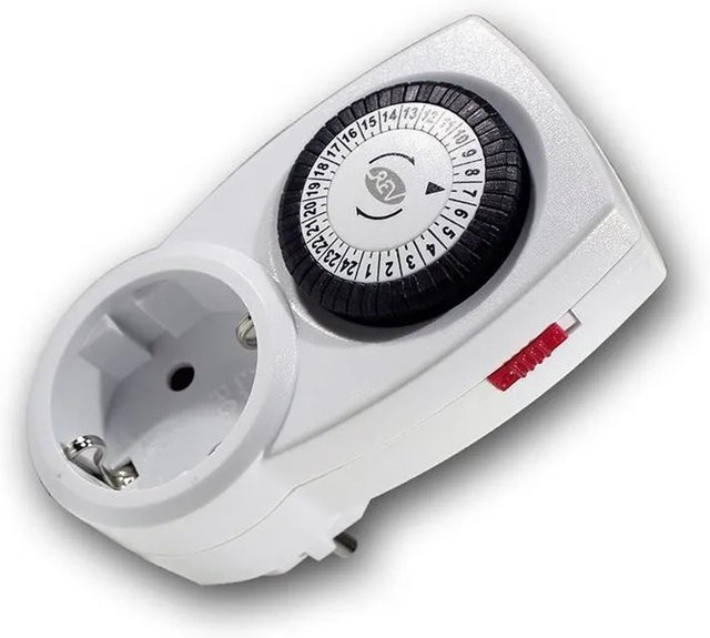 REV Mechanische Tages-Zeitschaltuhr 230V 3500W in Weiß - Bild 1