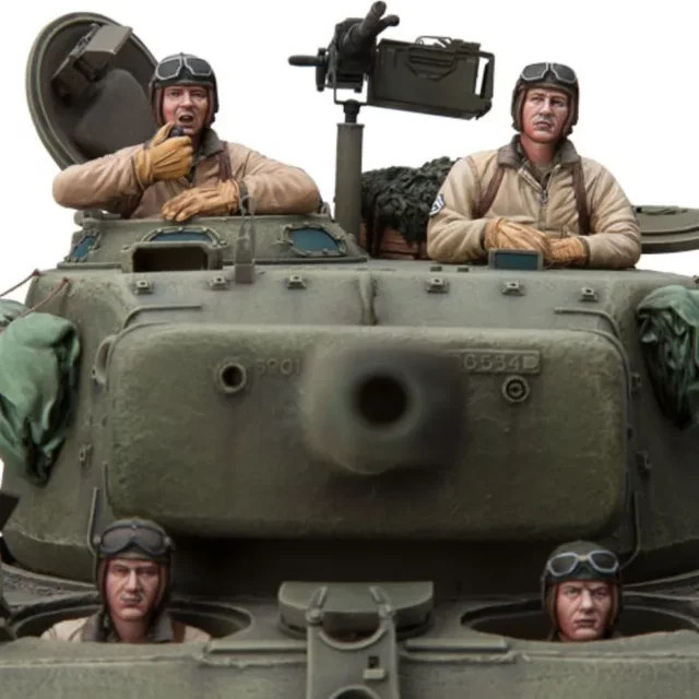 BAANFU US-Panzerbesatzung, Modellbausatz, Maßstab 1:16, unbemalt - Bild 1