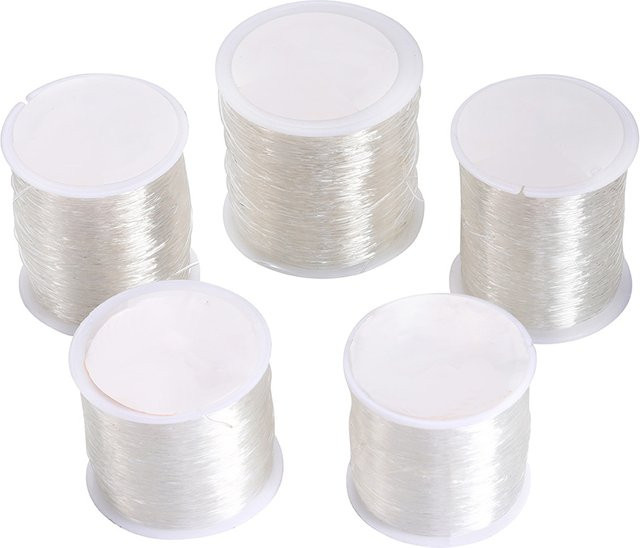 St.kunkka Elastische Schnur, Perlen Faden, Stretch String, 0,4-1,0mm - Bild 1