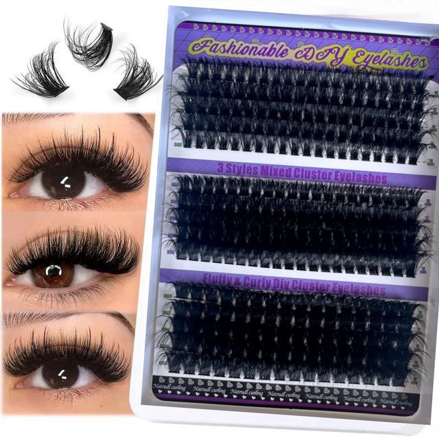Cloison Wimpernbüschel D-Curl, 280 Stück, 10-18mm - Bild 1