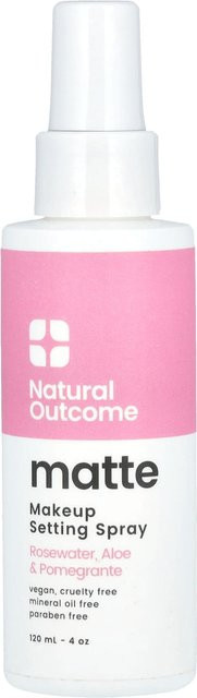 Natural Outcome Make-up-Fixierspray, Matt, pink, 120 ml - Bild 1