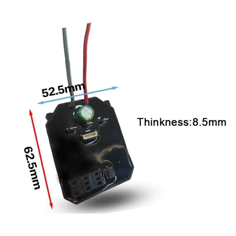 Elektrischer Schlüssel-Controller mit Aluminium-Gehäuse 50A Geschwindigkeitsregler für Elektrowerkzeuge - Bild 3