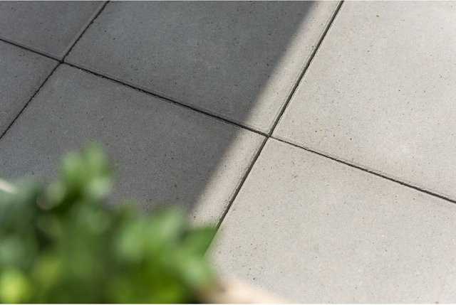 Diephaus Betonplatte in Grau mit Betonoptik, B/T/H: 30 x 30 x 4 cm - Bild 1