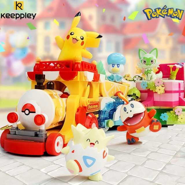 Keeppley Pokémon Party Parade, Baustein-Set, Togepi, Pikachu, Fuecoco, Sprigatito - Bild 1