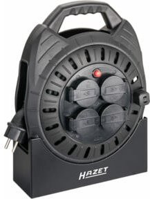 Hazet Kabeltrommel mit Halter 161N-3D/2 in Schwarz - Bild 1