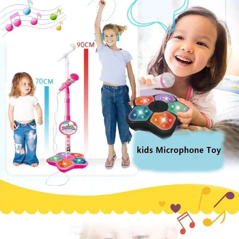 CONUSEA Kinder Mikrofon mit Ständer, Musik Instrument Spielzeug - Bild 3