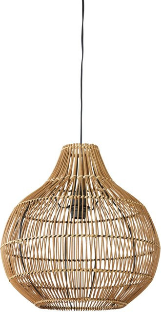 Pendelleuchte PACINO von Light & Living aus Rattan in Braun, Boho-Stil, E27 - Bild 1