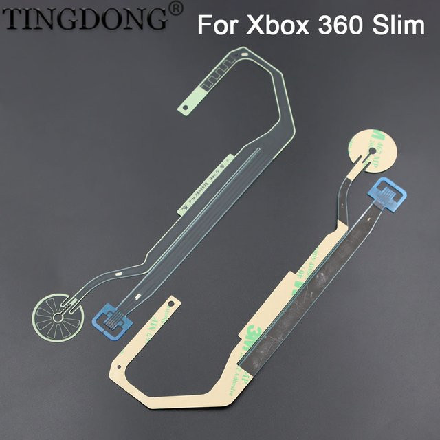 TingDong Power-Eject-Tasten-Flachbandkabel für Xbox 360 Slim Konsole, Ein/Aus-Schalter-Flexkabel - Bild 1