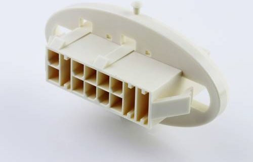 Molex Einbau-Stiftleiste Standard in Weiß - Bild 1